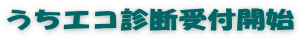 うちエコ診断受付開始