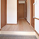 「シングルライフの平屋建て」玄関ホール