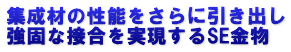 集成材の性能をさらに引き出し 強固な接合を実現するSE金物